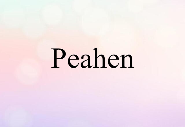 peahen