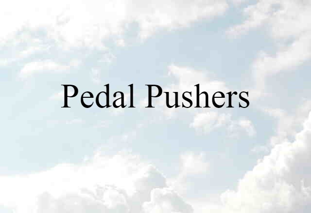 pedal pushers