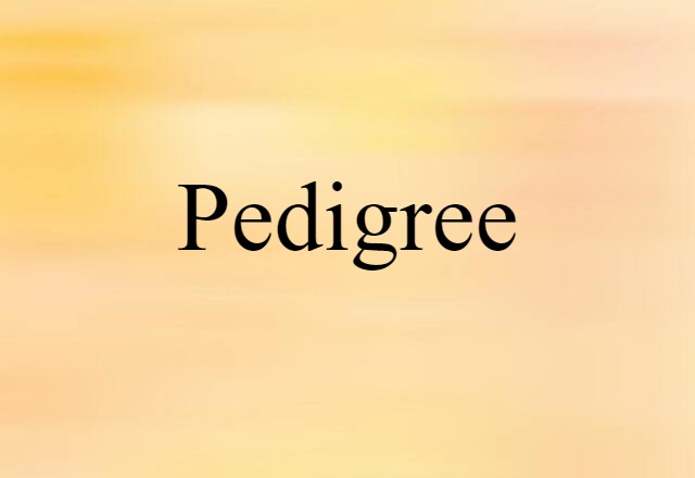 pedigree