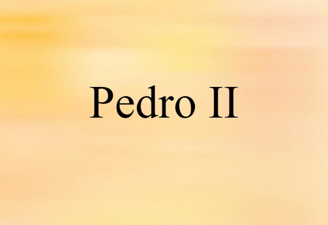 Pedro II