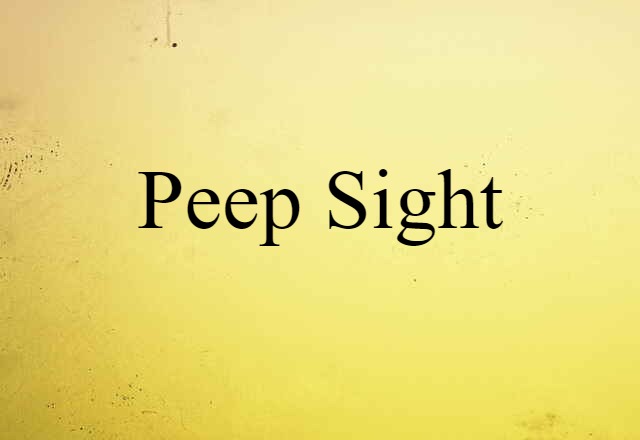 peep sight