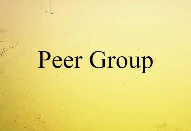 peer group