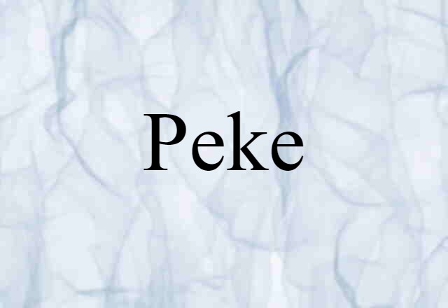 peke