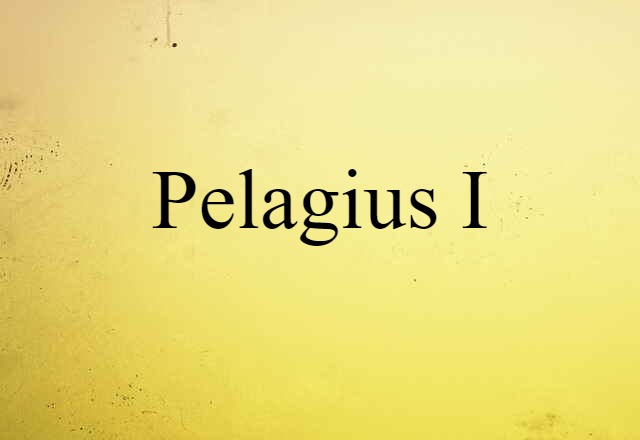 Pelagius I