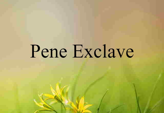 pene exclave