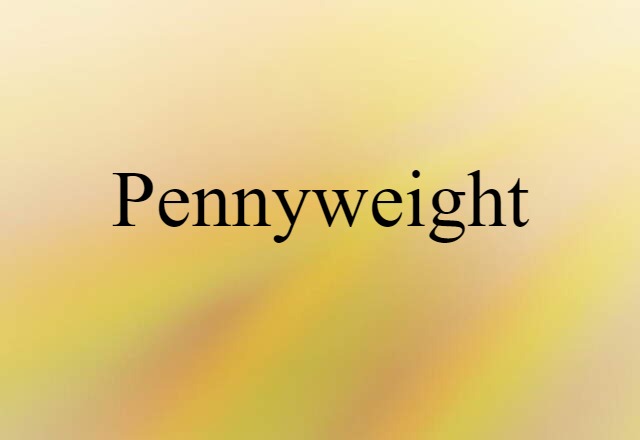 pennyweight