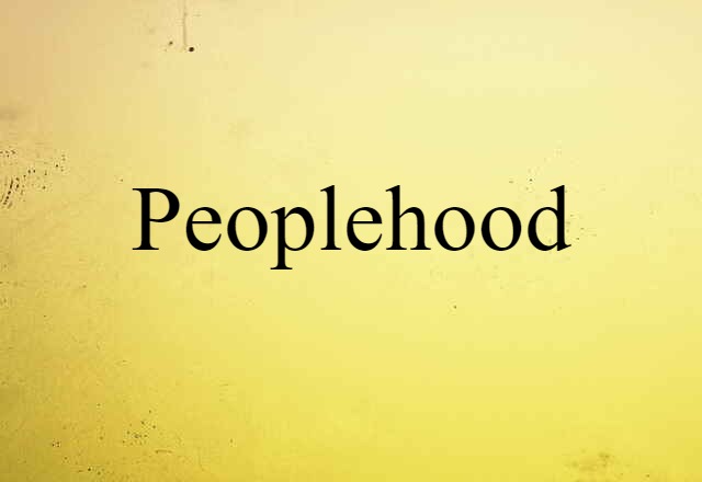 peoplehood