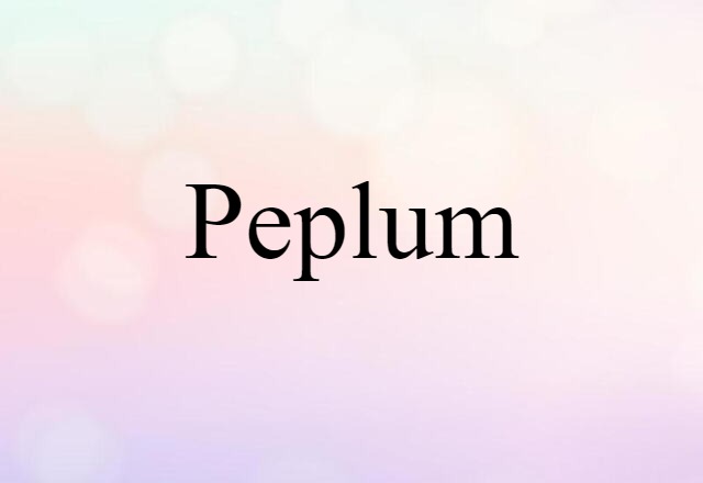 peplum