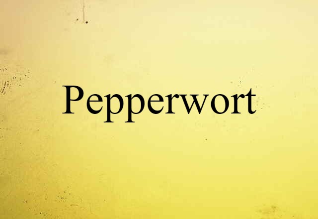 Pepperwort (noun) Definition, Meaning & Examples