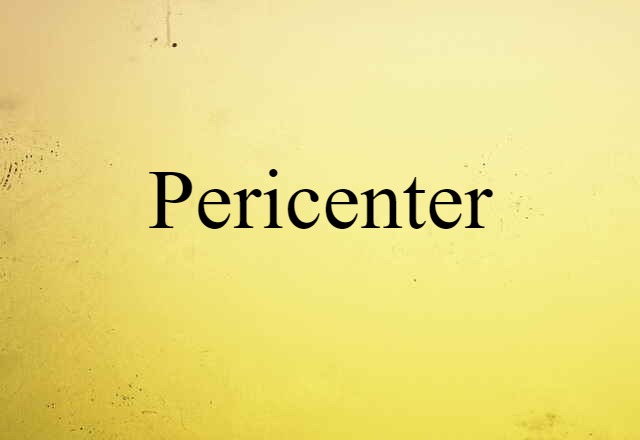 pericenter