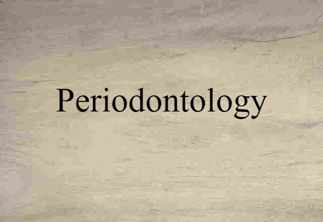 periodontology