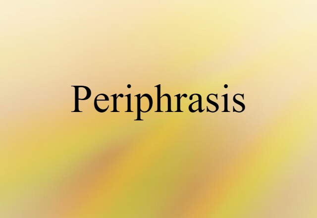 periphrasis