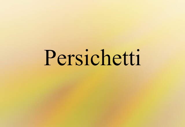 Persichetti