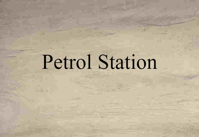 petrol station