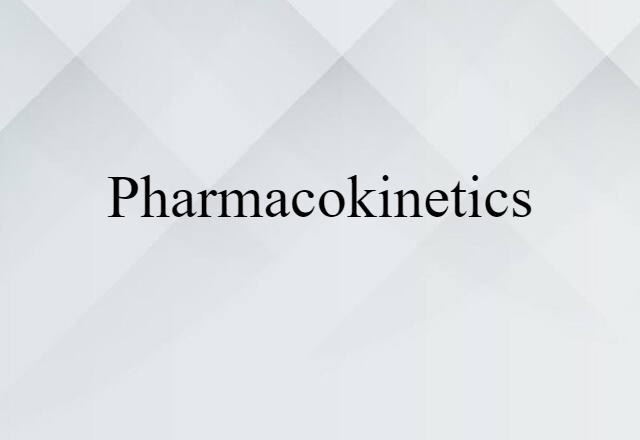 pharmacokinetics