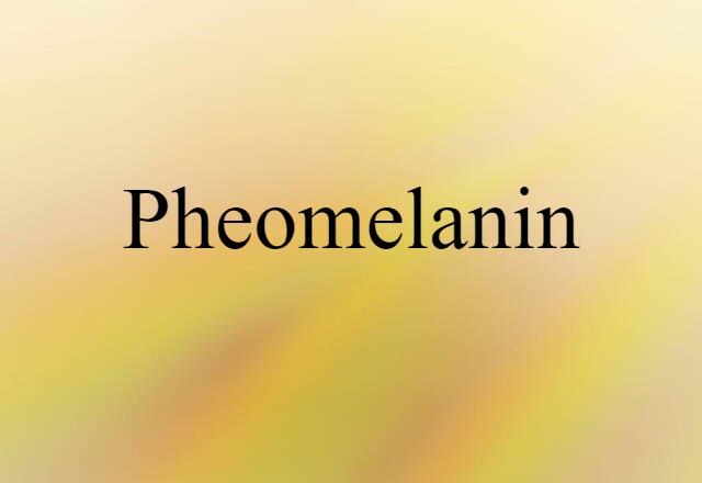 pheomelanin