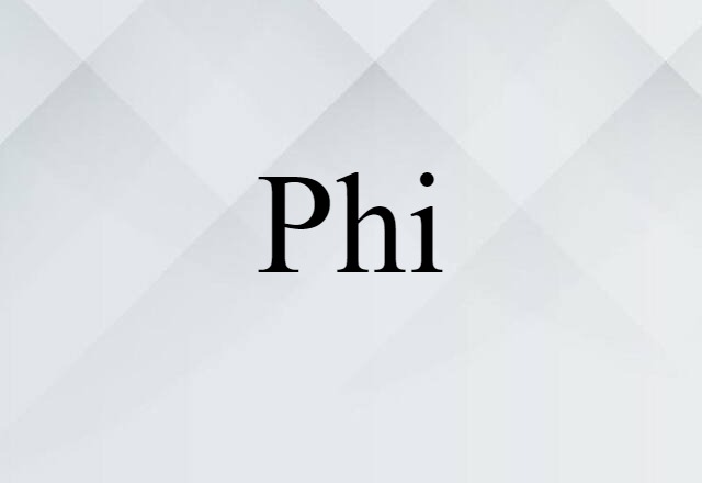 phi