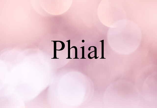 phial