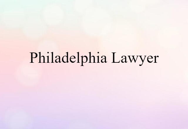 Philadelphia lawyer