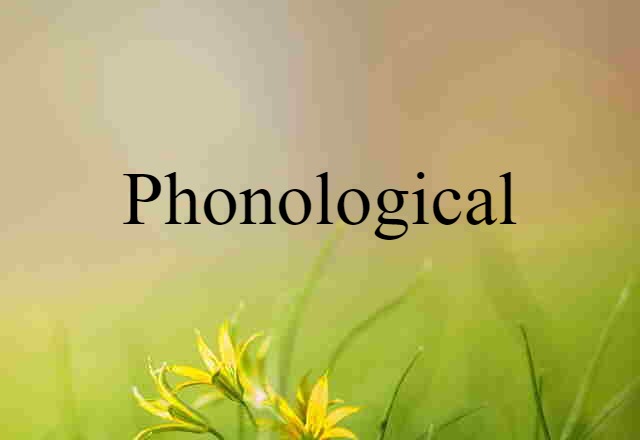 phonological