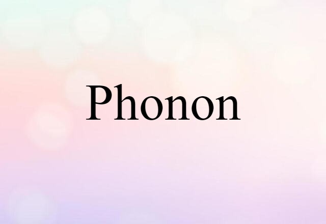 phonon