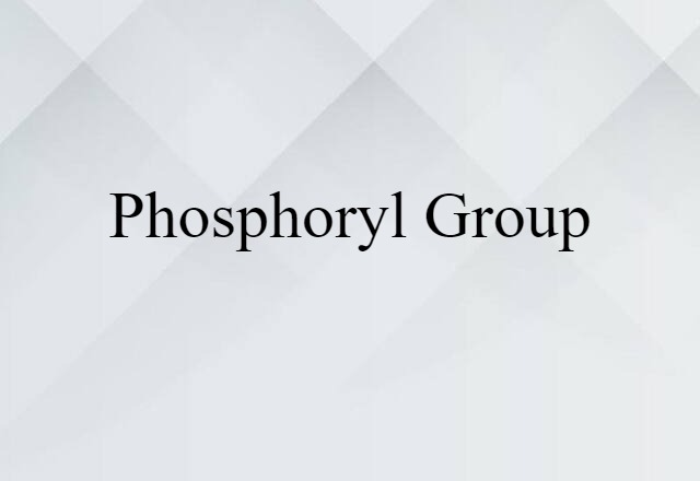 phosphoryl group