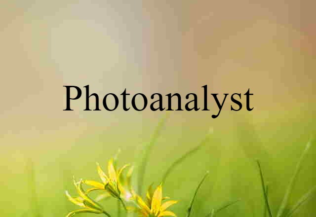 photoanalyst