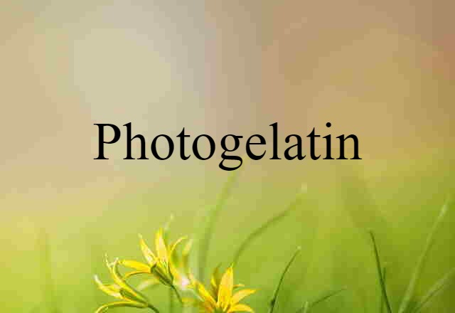 photogelatin