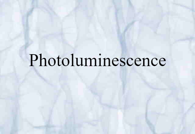 photoluminescence