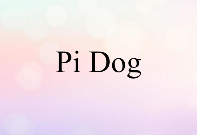 pi dog