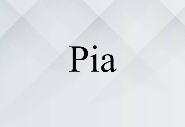 Pia