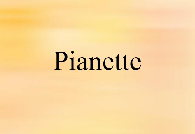 pianette