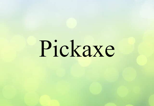 pickaxe