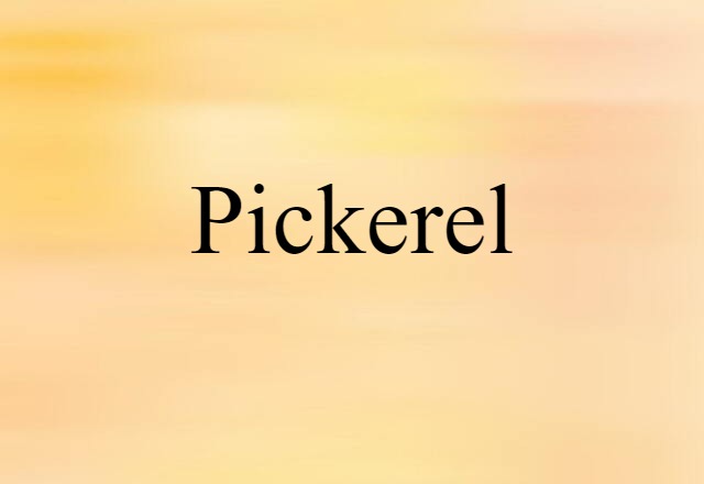 pickerel