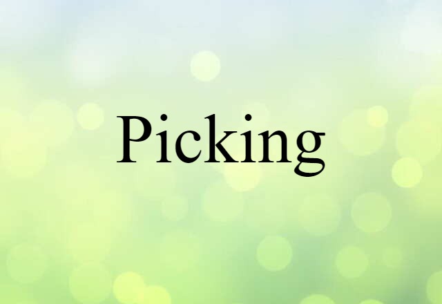 picking