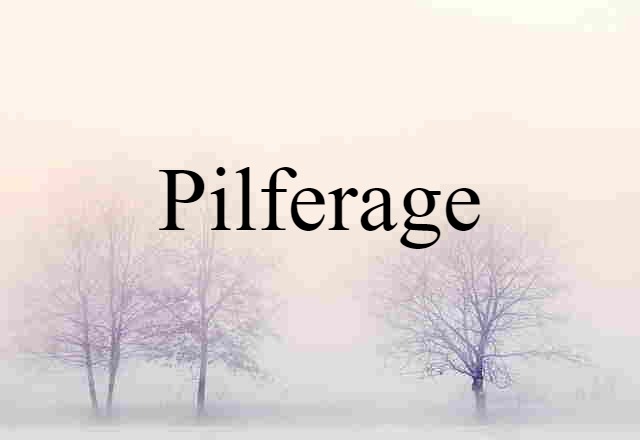 pilferage