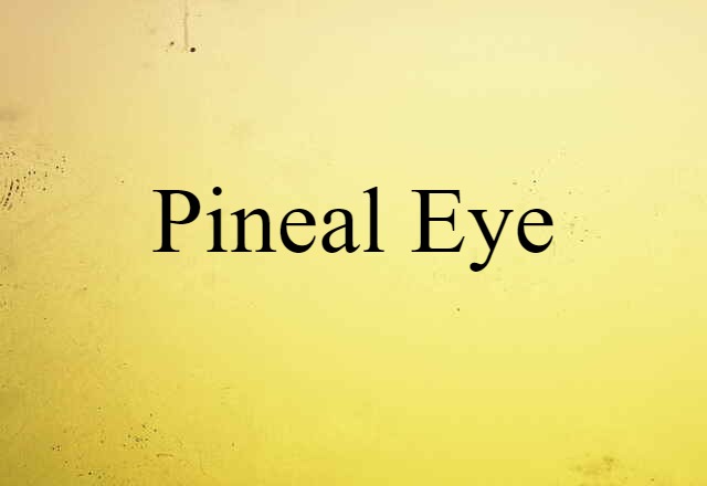 pineal eye