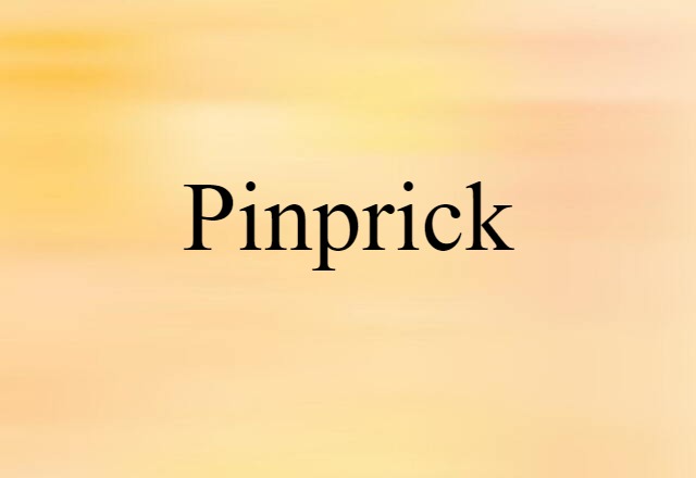 pinprick