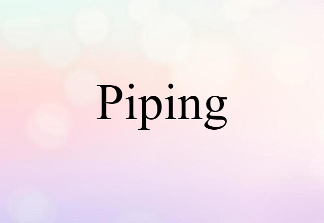 piping