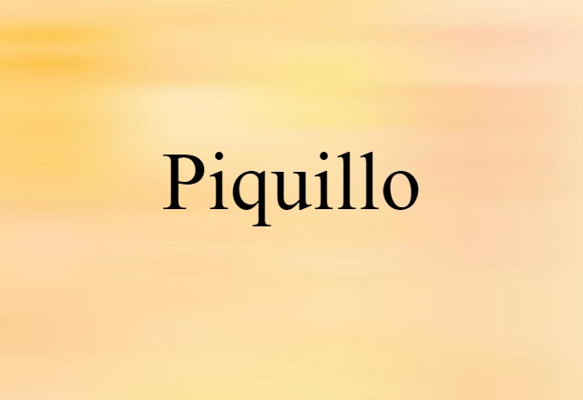 piquillo