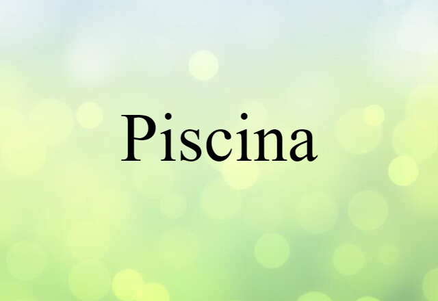 piscina