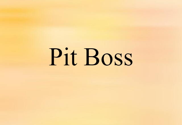 pit boss