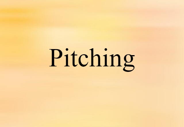 pitching