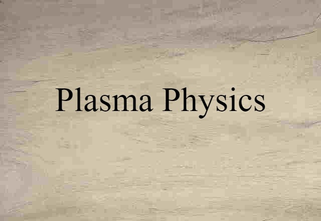 plasma physics