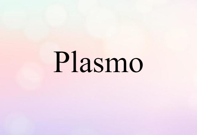 Plasmo (noun) Definition, Meaning & Examples