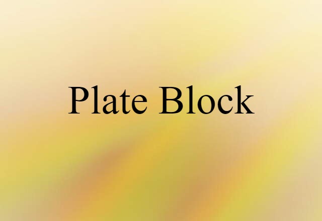 plate block