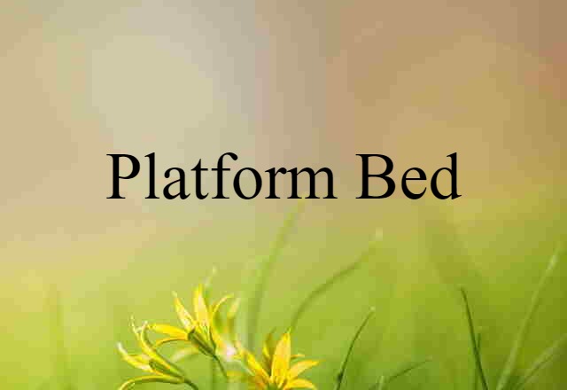 platform bed