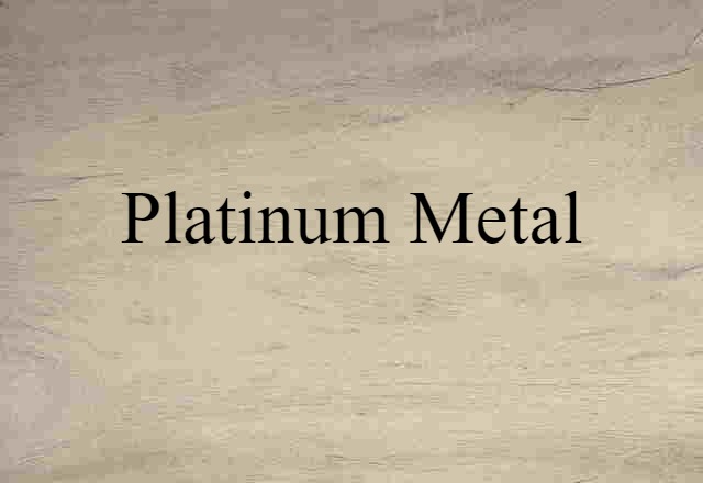 platinum metal