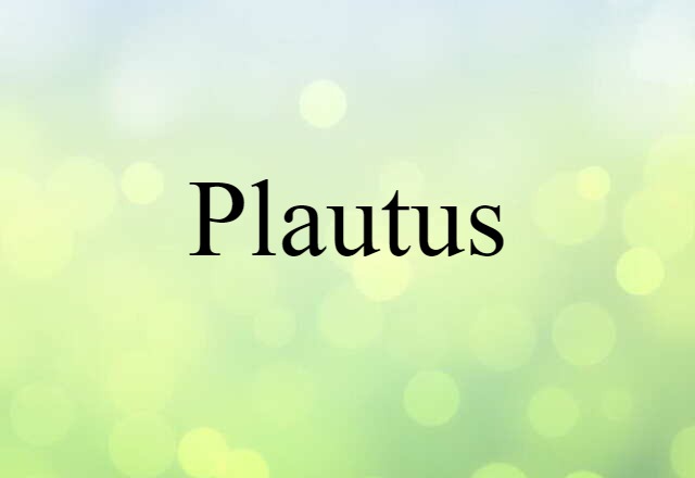 Plautus