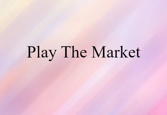 play the market